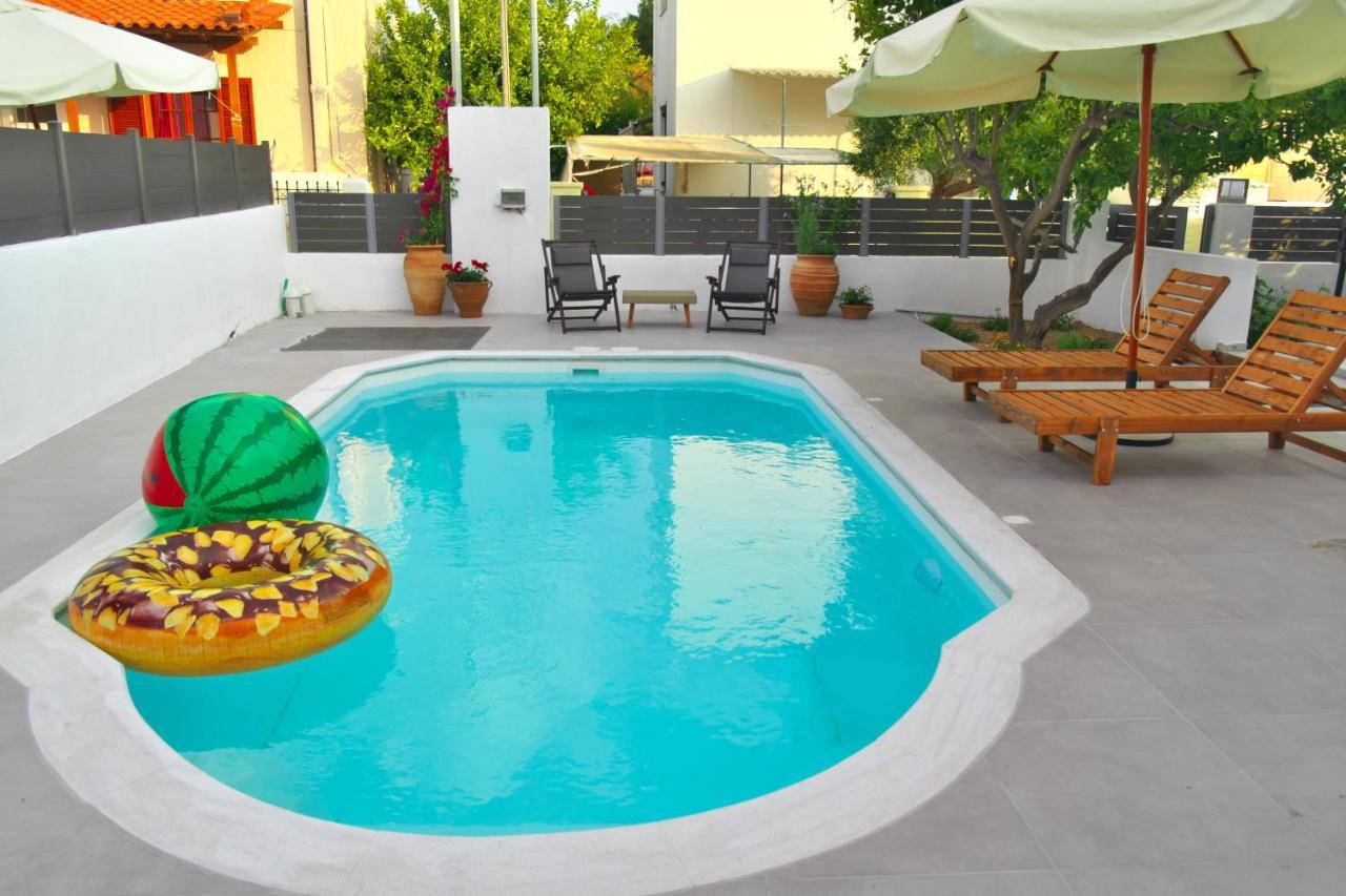 Giovana'S Pool House Aegina Exterior photo